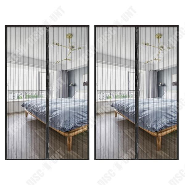 Moustiquaire för dörr INN®4pcs 52x210cm myggrid för dörrar och fönster med plastöglor, passar flera typer av dörrar