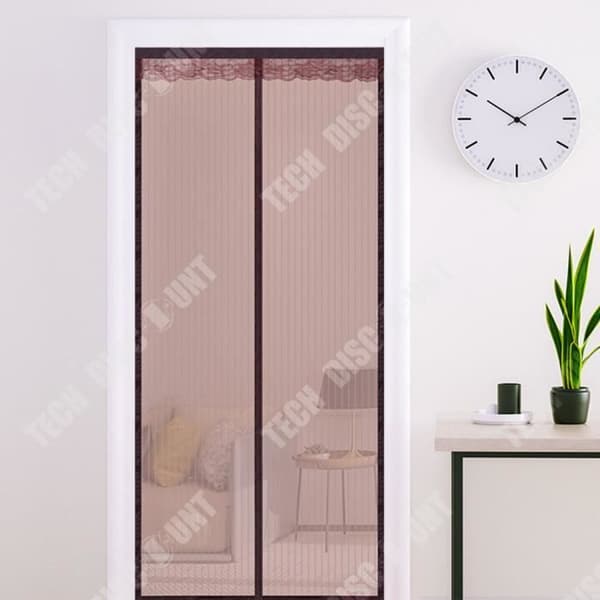 TD® Anti-myggdörrgardin 80*200cm Tät skärmnät Stämpningsfri installation Magnetisk sugkoppsgardin
