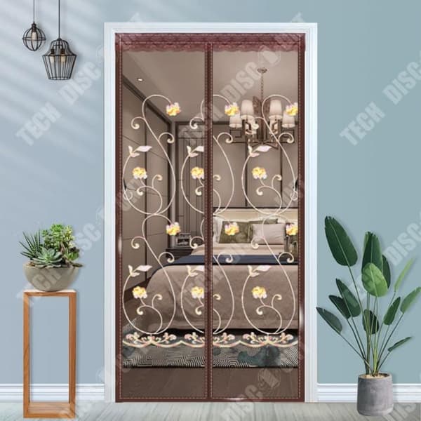 TD® mjuk gasväv dörrgardin 120*220cm tyst krypterad myggmedel