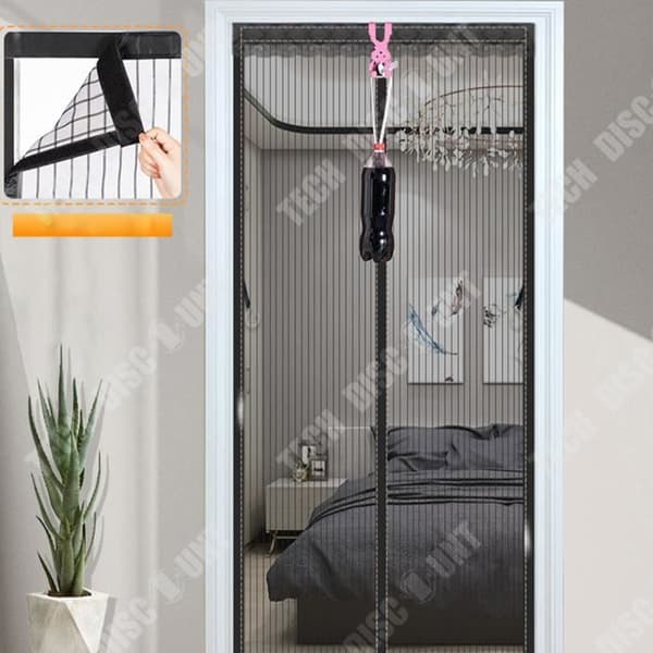 TD® Kardborre Myggmedel Dörr Gardin Skärm Dörr Magnetisk sugvägg Myggmedel Gardin Självsugande Skärmfönster