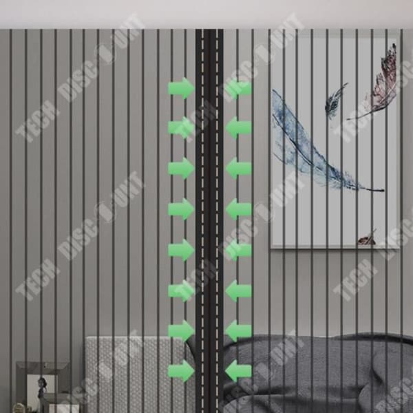 TD® Kardborre Myggmedel Dörr Gardin Skärm Dörr Magnetisk sugvägg Myggmedel Gardin Självsugande Skärmfönster