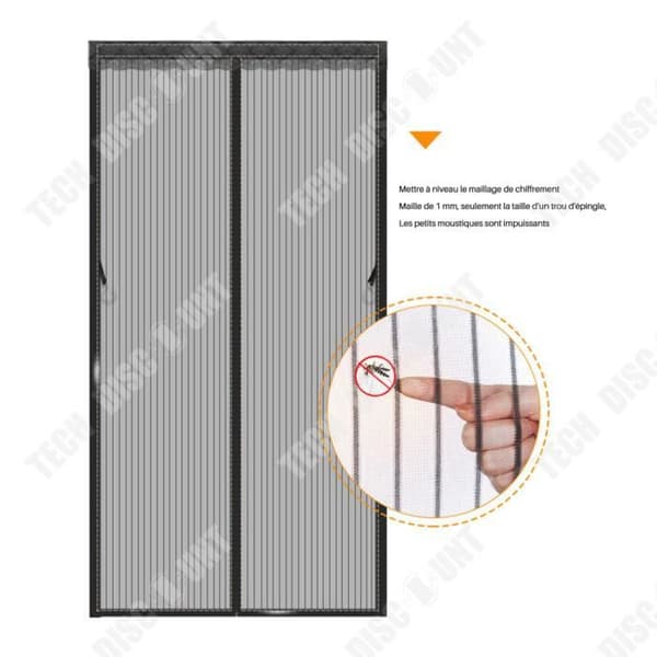 TD® Kardborre Myggmedel Dörr Gardin Skärm Dörr Magnetisk sugvägg Myggmedel Gardin Självsugande Skärmfönster