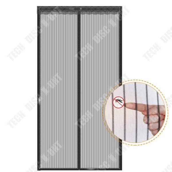 TD® Anti-Mosquito Dörrgardin 100*200cm Tät skärm Mesh Starkt magnetiskt block Anti-mygggardin för sommar