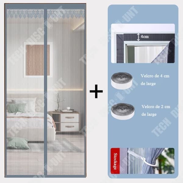 TD® Magnetisk Anti-Mygg Dörrgardin 80*200cm Anti-Mygg och Anti-Insekt Riv-resistenta Mygga Gardiner