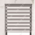 Miniatyrbild 3 av 4: TD® Set med 2st Zebragardiner 55*170cm Badrumsgardiner Sträckta rullgardiner Badrumsmörkläggningsgardiner Grå