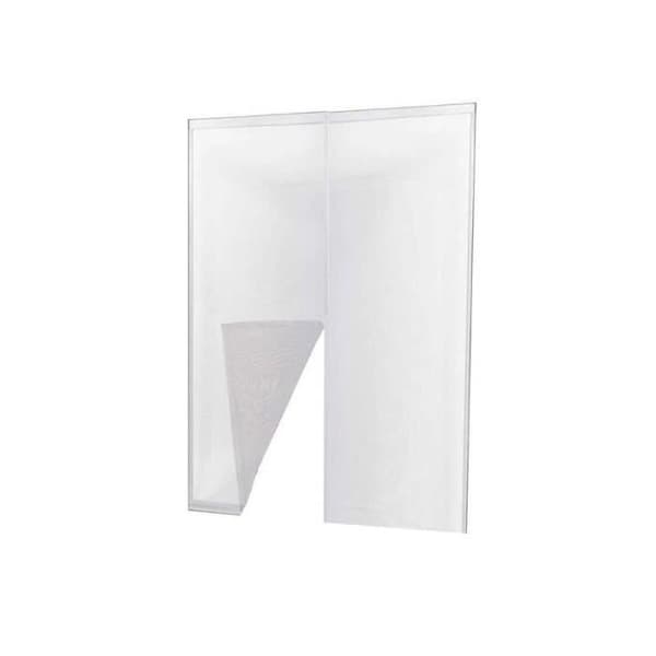 Klistermyggnät - ECCO - 120X240 - Självhäftande fäste - Justerbar - Vit