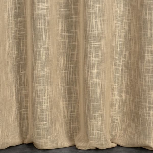 Færdiglavet gardin med øjer LIREN 140x250 Eurofirany beige