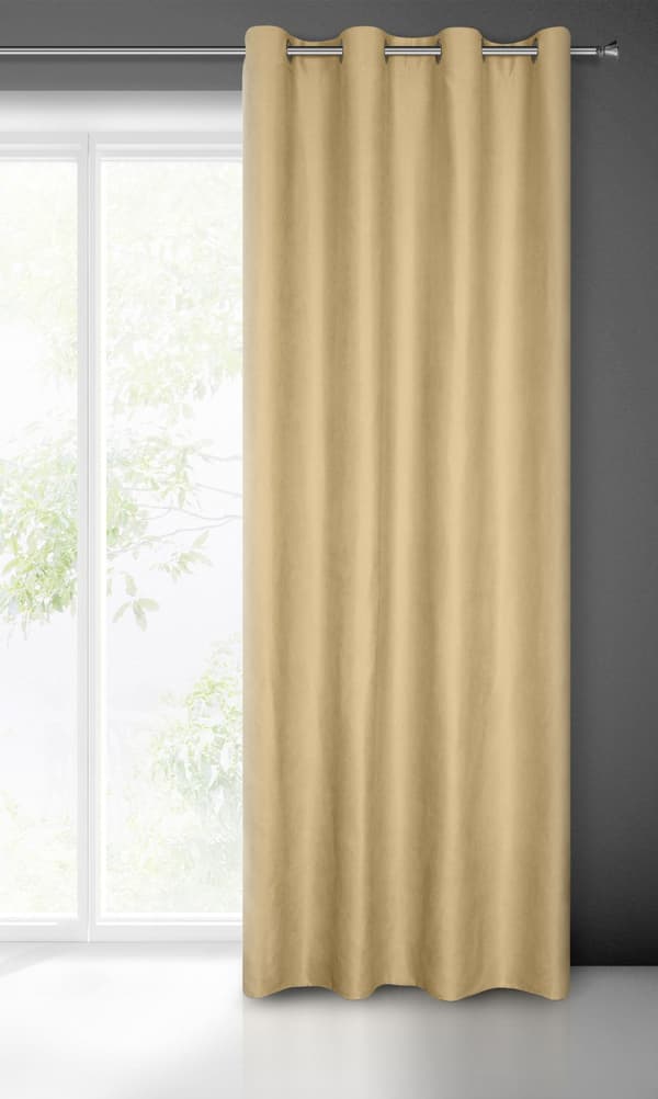 Valmis verho silmukoilla ADA 140x250 Eurofirany beige