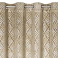 Miniatyrbillede 4 af 11: Færdiglavet gardin med øjer ARETA 140x250 Eurofirany beige/sølv