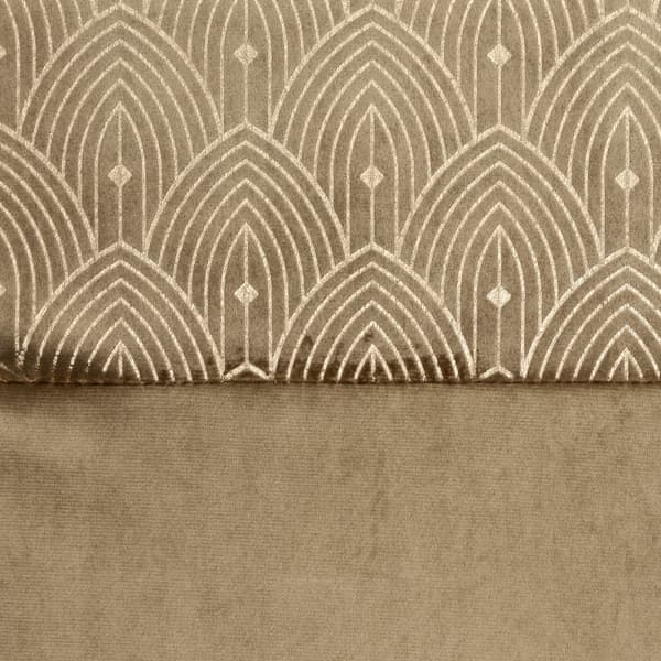 Færdiglavet gardin med øjer AGNES 140x250 Design91 beige/guld
