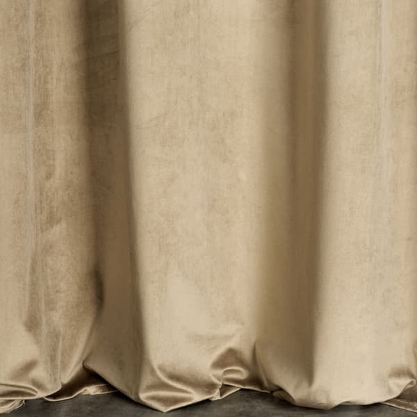 Færdiglavet gardin med øjer AGNES 140x250 Design91 beige/guld