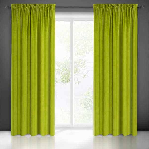 Färdiggjord gardin på tejp PIERRE 140x300 Pierre Cardin Eurofirany oliv