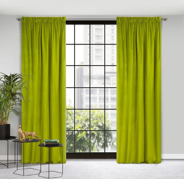 Valmis verho teipillä PIERRE 140x300 Pierre Cardin Eurofirany oliivi