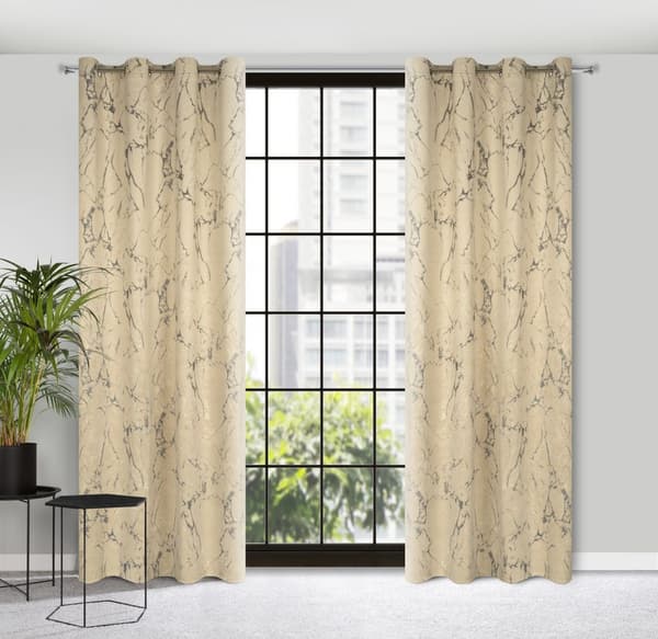 Valmis verho silmukoilla WERA 140x250 Eurofirany cappuccino