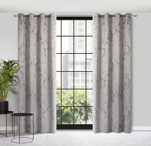 Færdiglavet gardin med øjer WERA 140x250 Eurofirany beige