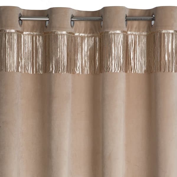Valmis verho silmukoilla JASPER 140x250 Eurofirany beige/samppanja