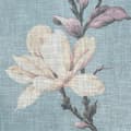 Miniatyrbild 4 av 10: Färdig gardin med öljetter LUNA 140x250 Eurofirany grå rosa blommor magnolior