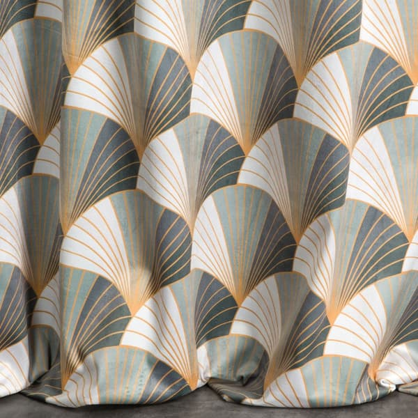 Færdiglavet gardin med øjer GINA 140x250 Design91 stål
