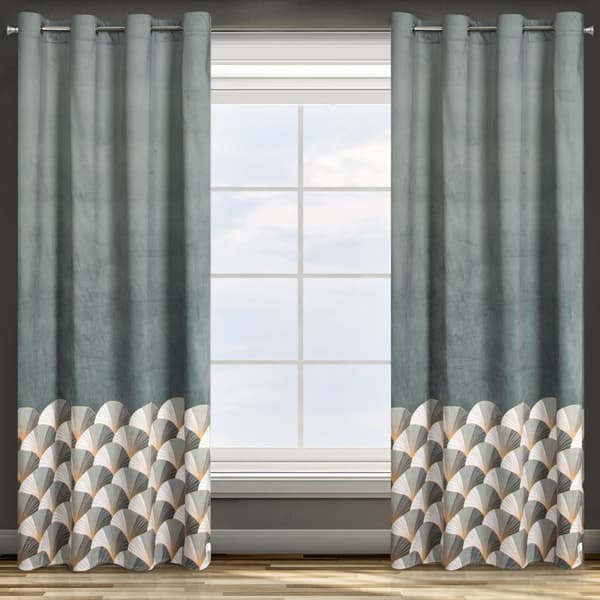 Færdiglavet gardin med øjer GINA 140x250 Design91 stål