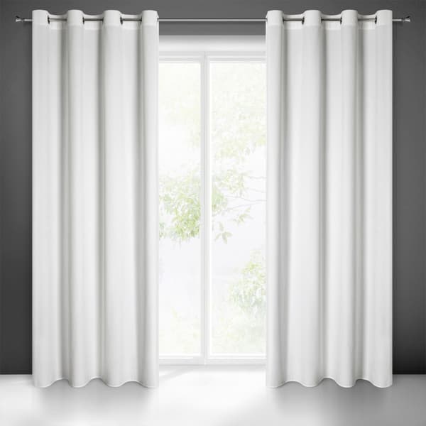 Færdiglavet gardin med øjer PIERRE 140x250 Pierre Cardin Eurofirany hvid