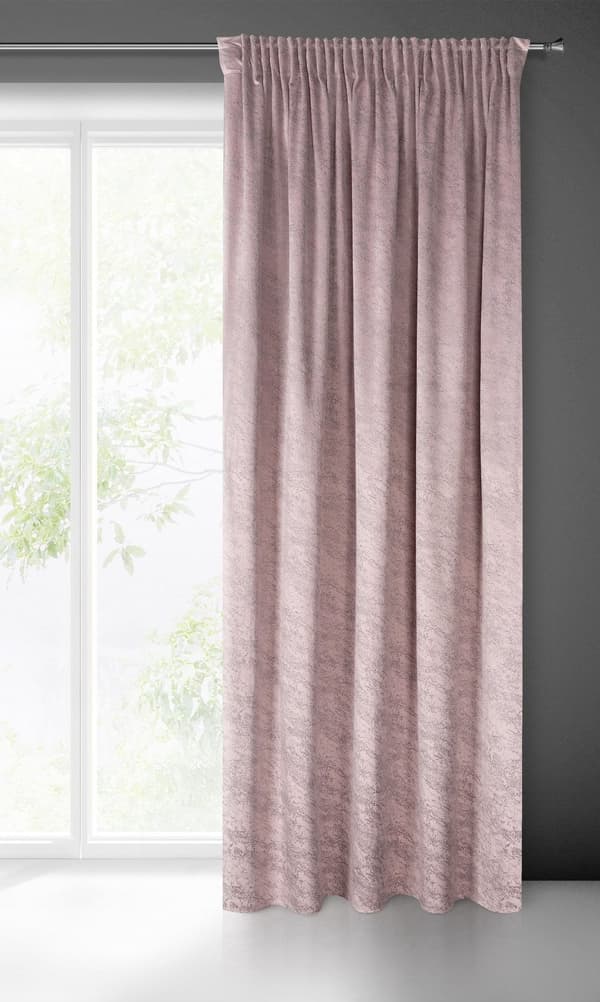 Færdiglavet gardin på tape RIVA 140x270 Eurofirany pink