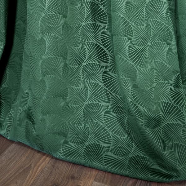 Färdig gardin med öljetter ELLEN 140x250 Design91 grön