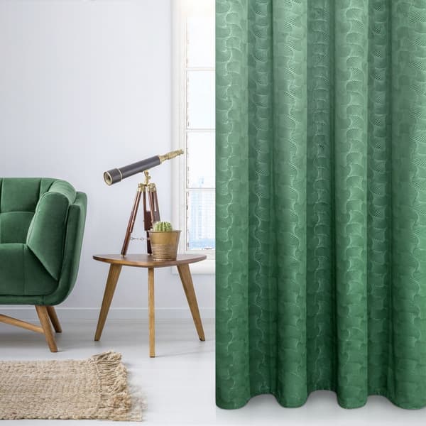 Färdig gardin med öljetter ELLEN 140x250 Design91 grön