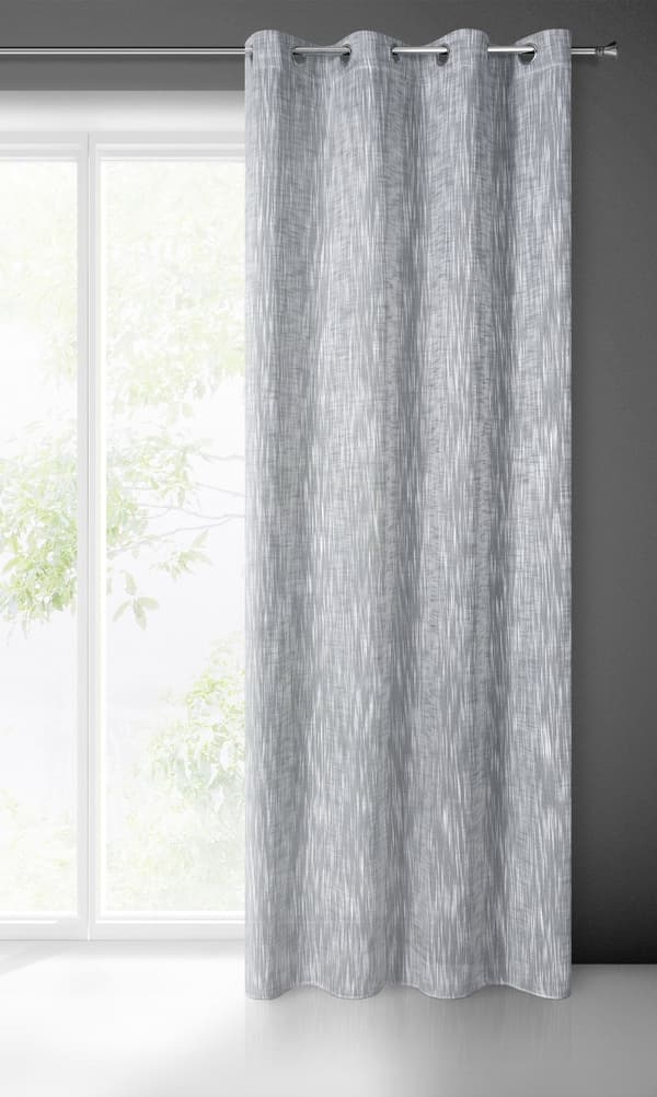 Färdig gardin med öljetter ANIKA 140x250 Eurofirany stål