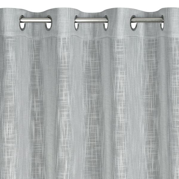 Valmis verho silmukoilla LIREN 140x250 Eurofirany harmaa