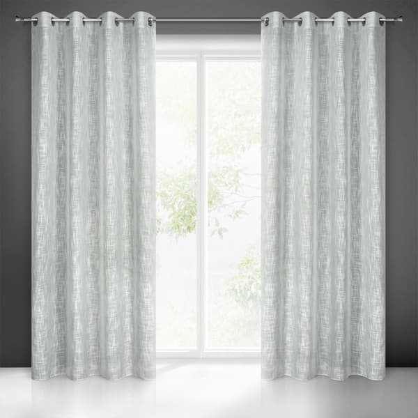Valmis verho silmukoilla LIREN 140x250 Eurofirany harmaa