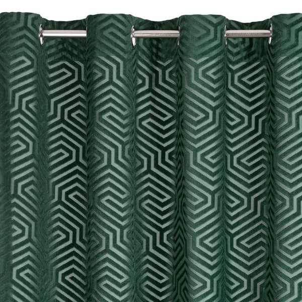 Valmis verho silmukoilla INGA 140x250 Pierre Cardin Eurofirany tummanvihreä