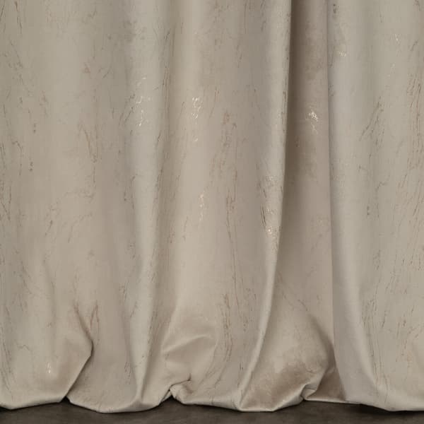 Färdiggjord gardin på tejp NADIA 140x300 Eurofirany beige guld