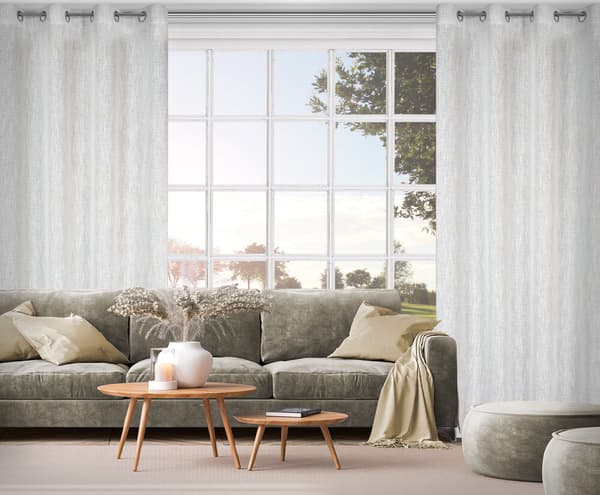 Färdig gardin med öljetter AGNES 140x250 Eurofirany ask