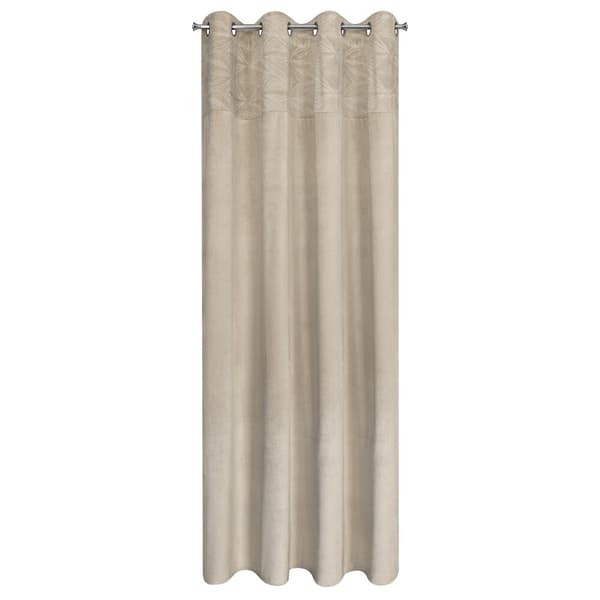 Färdiggjord gardin med öljetter ARIANA 140x250 Eurofirany beige