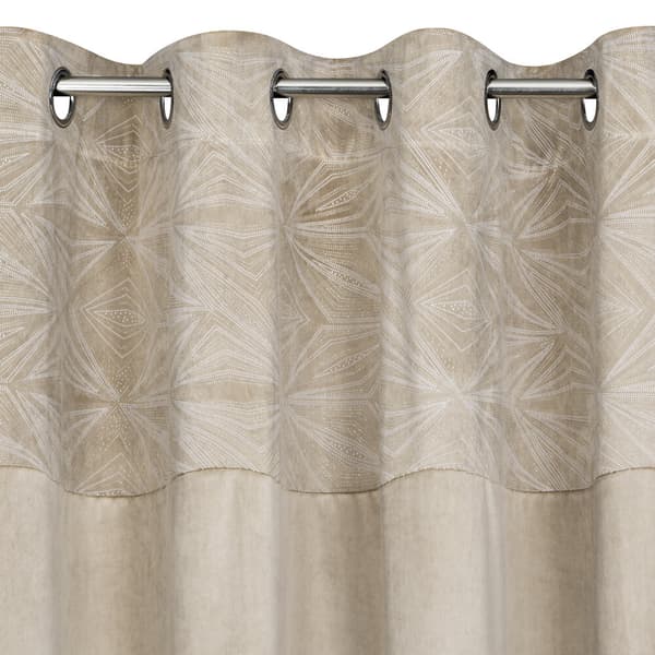 Färdiggjord gardin med öljetter ARIANA 140x250 Eurofirany beige