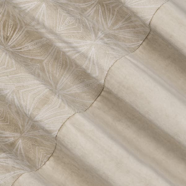 Färdiggjord gardin med öljetter ARIANA 140x250 Eurofirany beige