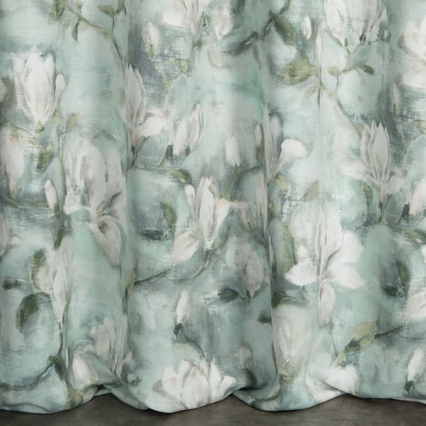 Færdiglavet gardin med øjer GRACJA 140x250 Eurofirany myntecreme med magnolia