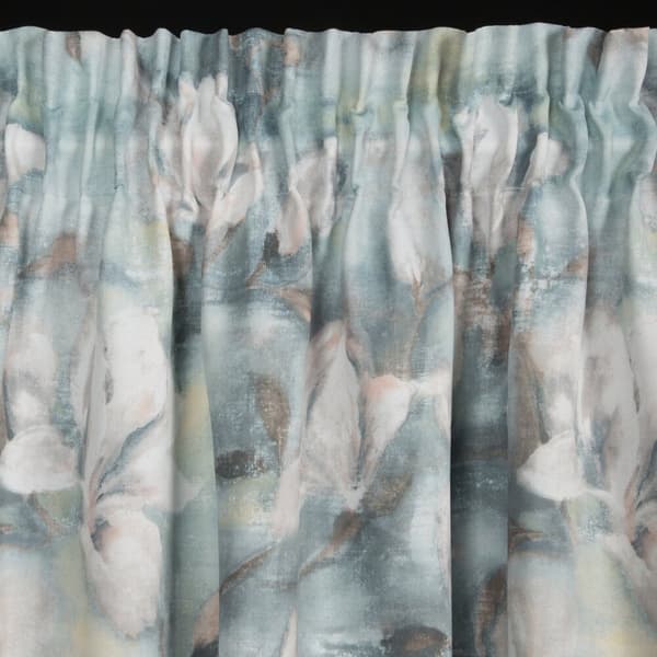 Gardin klar på tape GRACJA 140x270 Eurofirany stålcreme med magnolia