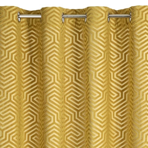Valmiit verhot INGA-silmukoilla 140x250 Pierre Cardin Eurofirany kultaa