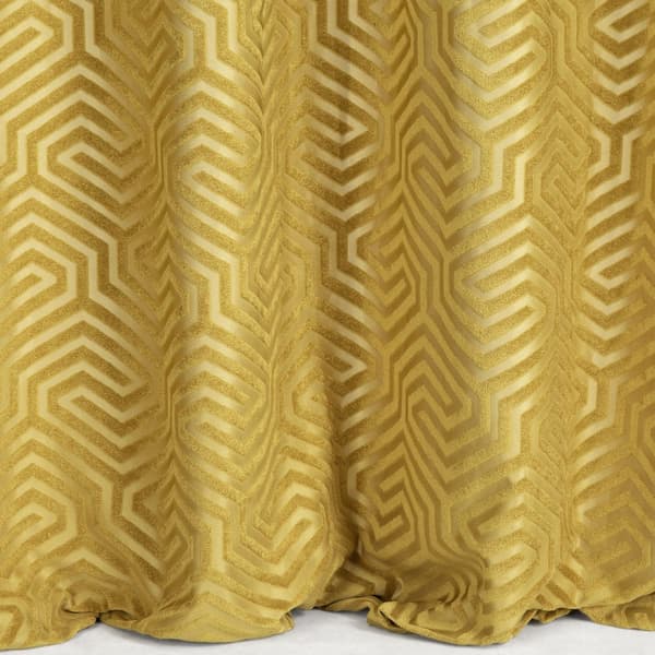 Valmiit verhot INGA-silmukoilla 140x250 Pierre Cardin Eurofirany kultaa