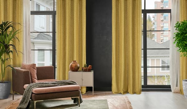 Valmiit verhot INGA-silmukoilla 140x250 Pierre Cardin Eurofirany kultaa