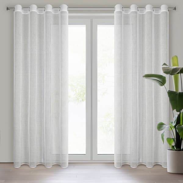 Valmis verho silmukoilla ATENA 140x260 Eurofirany valkoinen