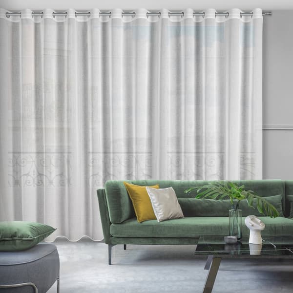 Valmis verho silmukoilla MARGO 300x250 Eurofirany valkoinen