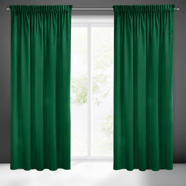 Valmis verho teipillä SIBEL 140x270 Pierre Cardin Eurofirany vihreä