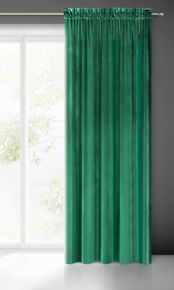 Valmis verho teipillä SAMANTA 140x270 Eurofirany vihreä