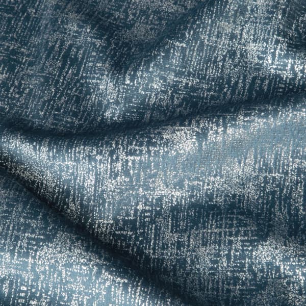 Færdiglavet gardin på tape CYPERN 140x270 Design91 marineblå