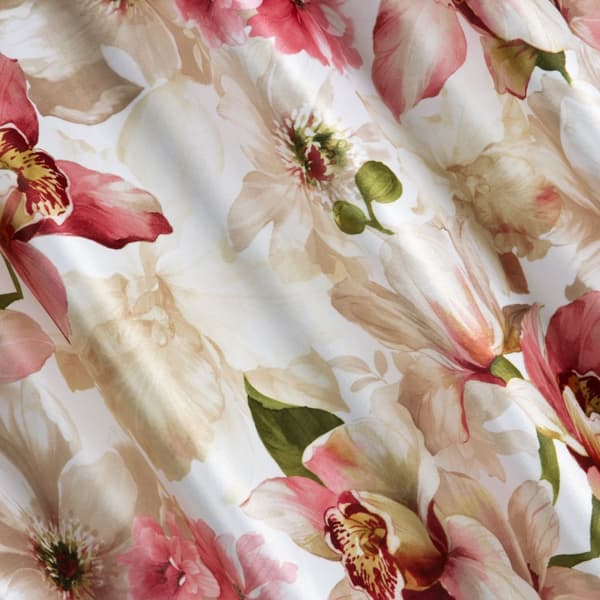 Färdig gardin på tejp LILLIE 140x270 Eurofirany rosa