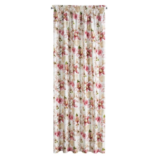 Färdig gardin på tejp LILLIE 140x270 Eurofirany rosa