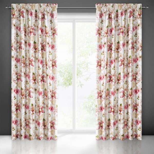 Valmis verho teipillä LILLIE 140x270 Eurofirany pinkki