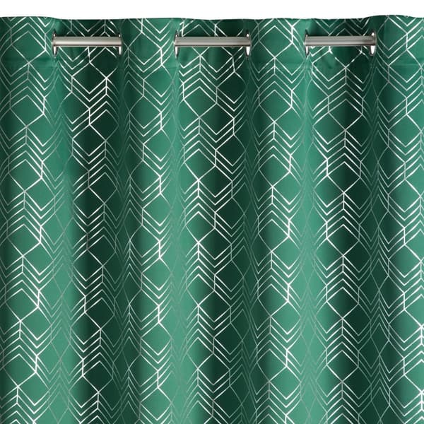 Färdig gardin med öljetter POLI 140x250 Design91 grön